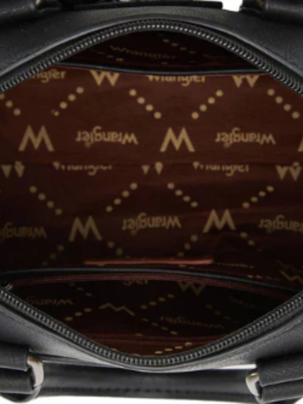Wrangler Black Paisley Barrell Crossbody Bag NWT - Picture 4 of 4